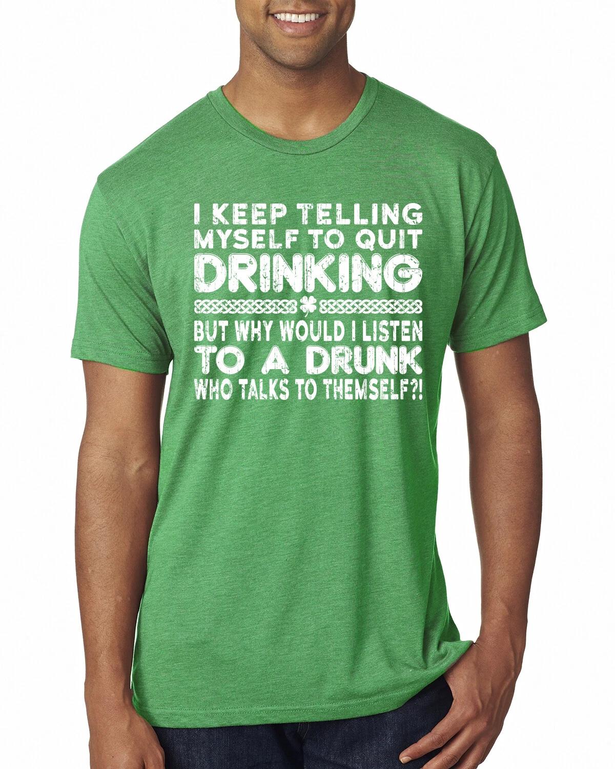 I Keep Telling Myself to Stop Drinking But Why Men Premium Tri Blend T- Shirt XL