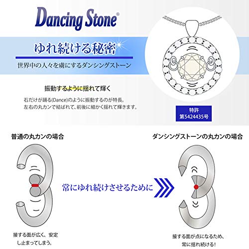 Hawaiian Jewelry Memorial Pendant with Dancing Stone and Cubic Zirconia, Silver, Perfect for Keeping Ashes and Cremation