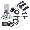 36V 48V 350W Brushless Motor Controller S866 LCD Panel Kit Electric Bike Conversion Brake Twist Handle Kit for Riding
