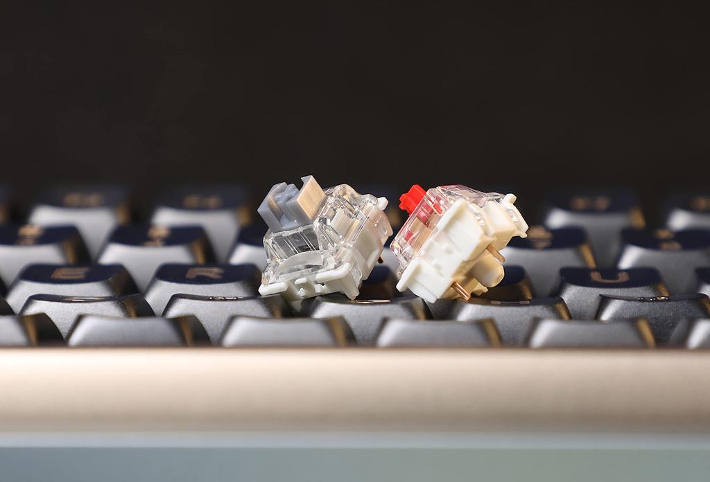 GATERON G Pro 3.0 Red Switches, Pre-lubricated, 5-Pin RGB Linear for Gaming Mechanical Keyboards (Red, 35-Pack)