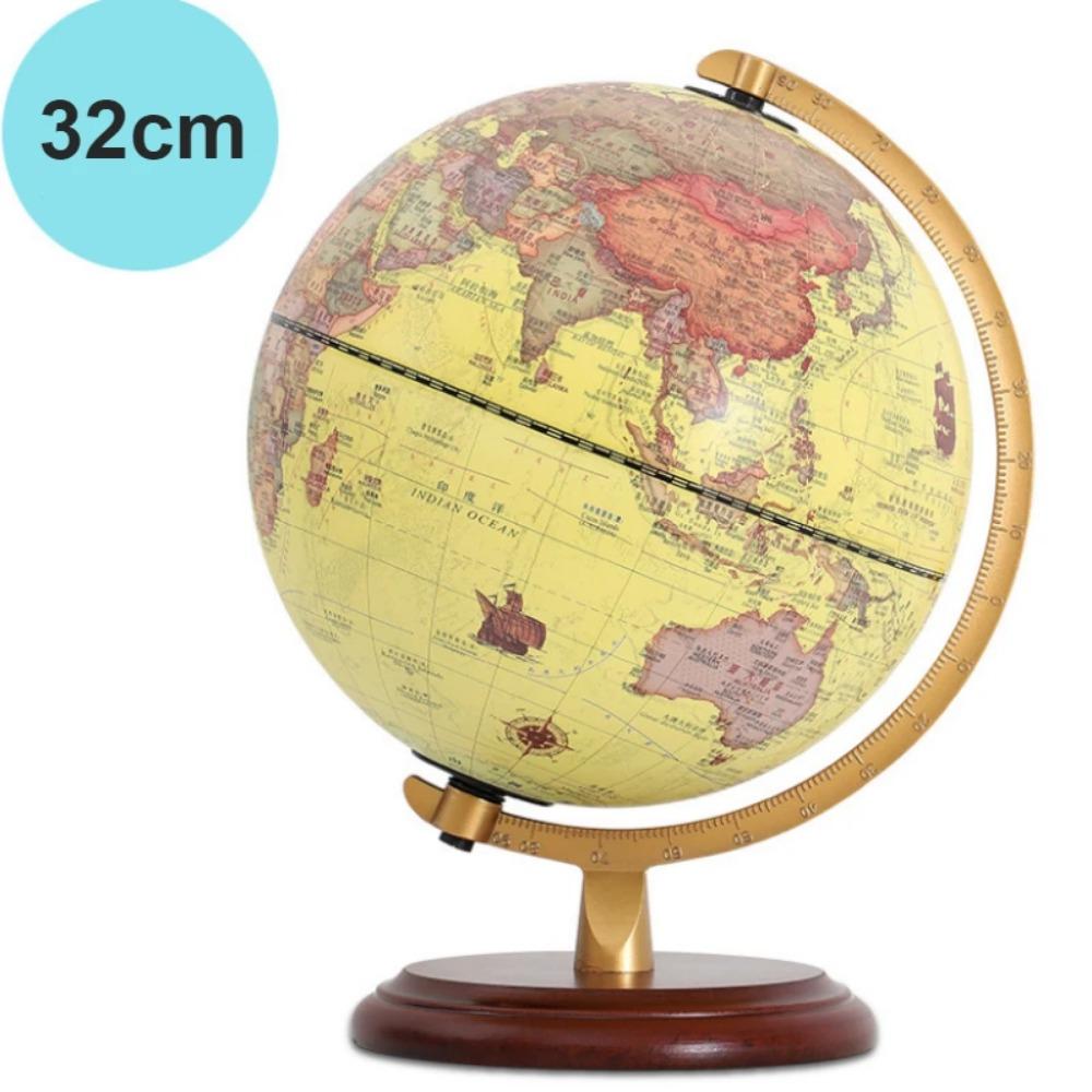 20/25/32cm retro LED mapa světa, zeměkoule, 360stupňová otočná mapa světa, v angličtině a čínštině, stolní dekorace, stolní lampa
