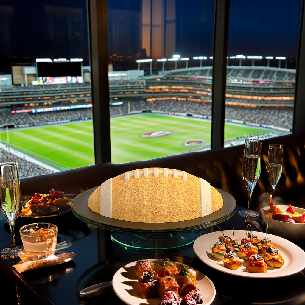 3D Rugby Cake Mold Nonstick Silicone Soccer Cake Mold Chocolate Mold Rugby Sports Season Party Baking Supplies