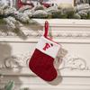 Christmas Socks Candy Boots With Small Bells Holiday Gift Bags Christmas Trees  Boots For Fireplace