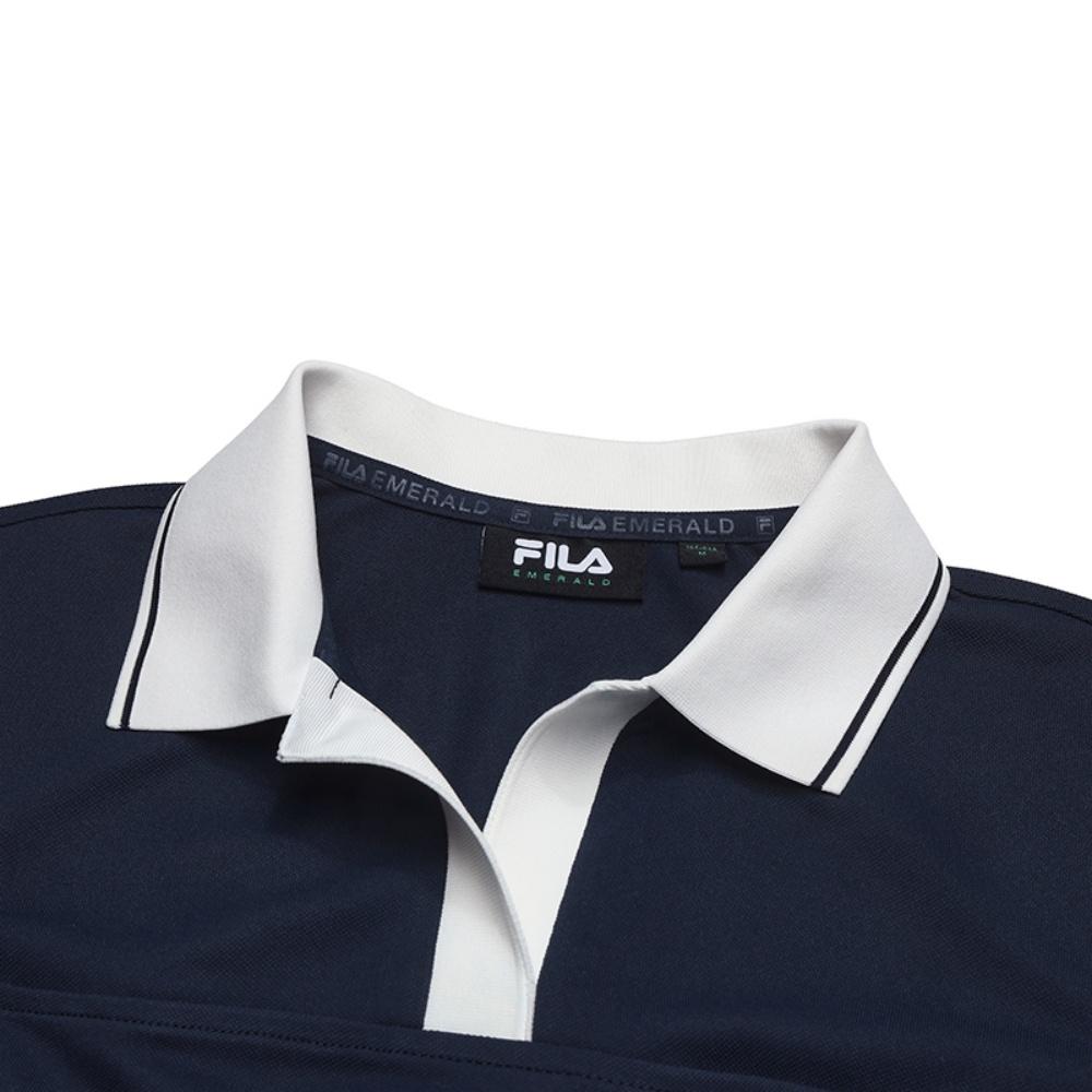 FILA Emerald Fashionable Casual Short Sleeve Dress Two Piece Set Women dresses F11W534304F-DB