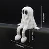 Halloween Pumpkin Figurine 3D Printed Sitting Pumpkin Desktop Halloween Decorations Creative Party Gift Ornaments