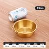 Zhaoran 14cm Gold 304 Stainless Steel Double-Eared Snack Bowl