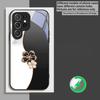 Lucky Four-leaf Clover For Samsung Galaxy S20 FE S21 22 23 Plus S24 Ultra S25 Edge S24Ultra 22Plus For Magsafe Glass Phone Casee