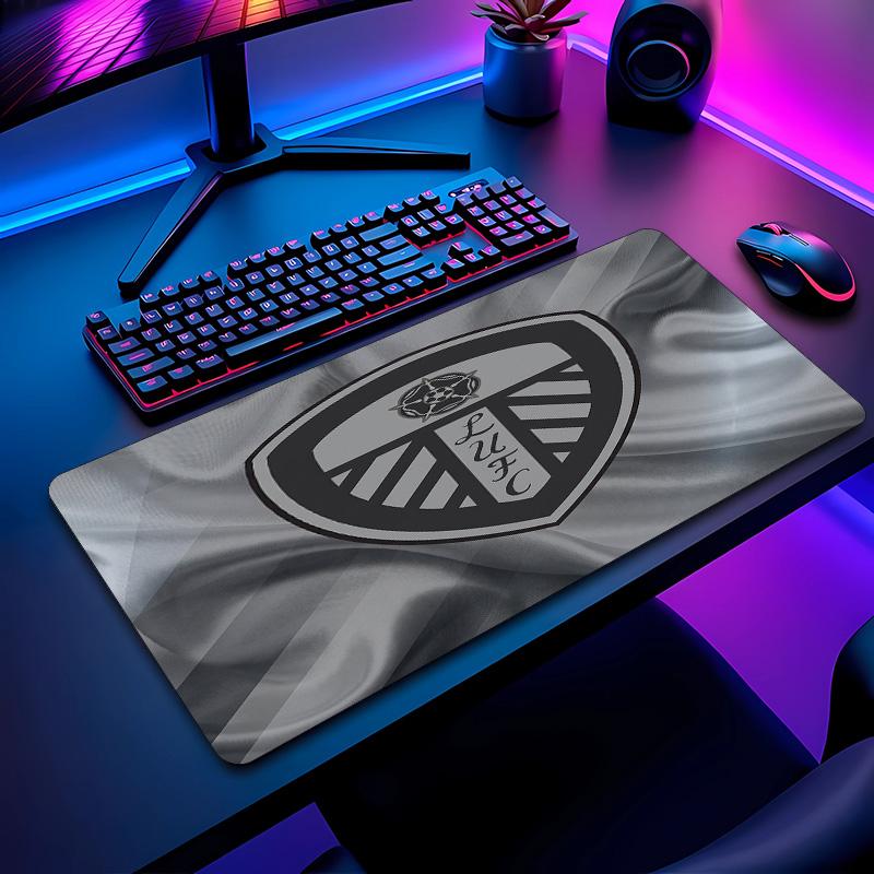 Leeds United Football Pattern Mouse Pad Non?Slip Rubber Base Gaming Mousepad For Desk Office Home