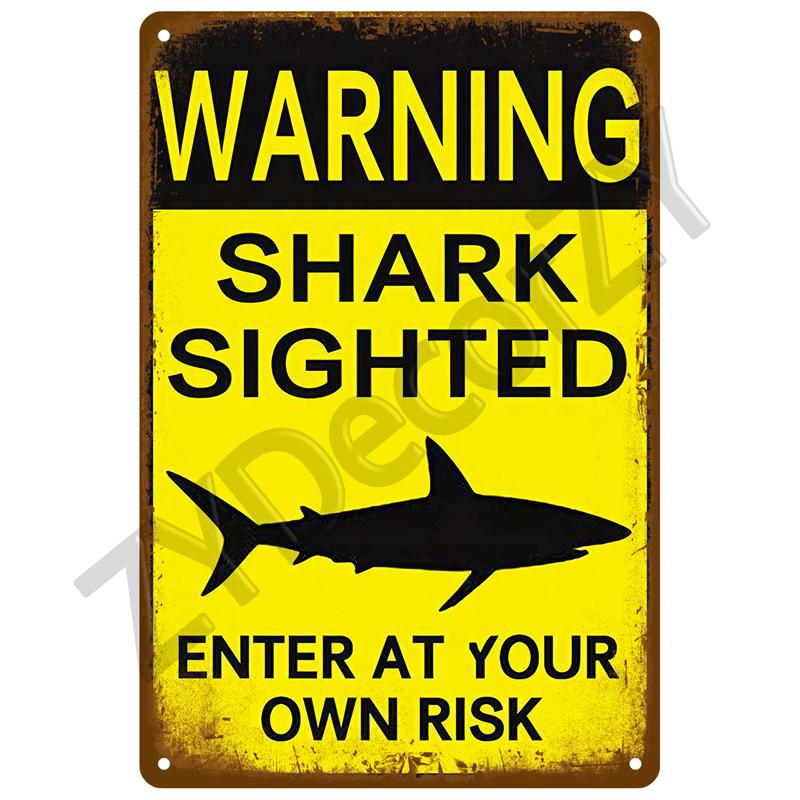 Metal Sign For Bar Pub Garage Cafe Club Man Cave Home Wall Decor Mural Plate Art Caution Tin Sign Warning Vintage Metal Plaque