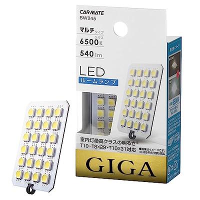 BW245 Car LED Room Lamp, GIGA T10/T8x29/T10x31 Common 6500K 540lm, White