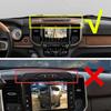 For -2024 Dodge RAM 1500 Carbon Fiber Center Console Storage Box Cover Trim
