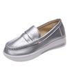 Mocassini alla moda, di lusso, traspiranti, slip-on, scarpe vulcanizzate, casual, con zeppa, leggere, 2024, da donna, sneakers da esterno