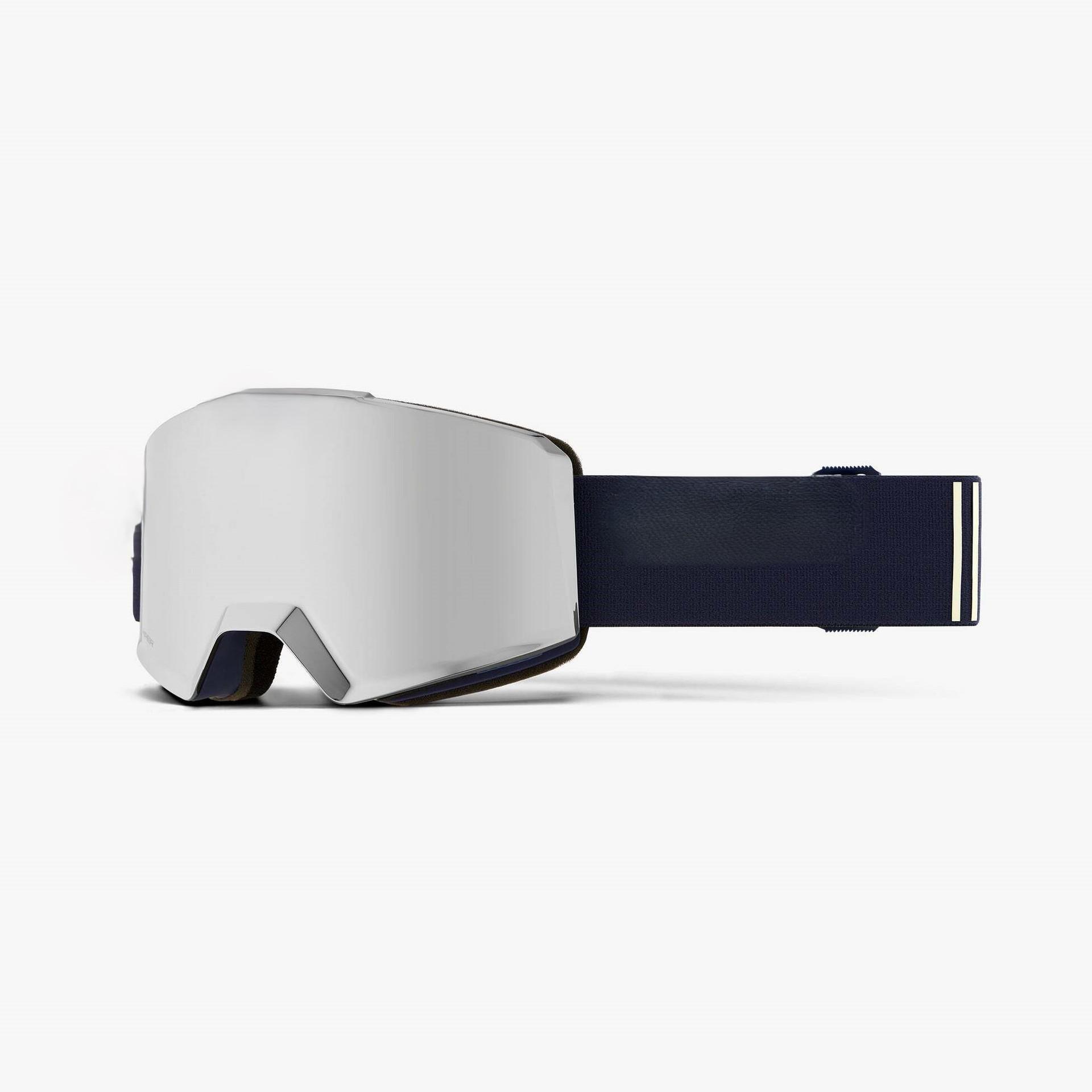Double Layer Anti-Fog Ski Goggles - 100% Eye Protection, Magnetic Anti-Impact, Anti-Scratch, Windproof