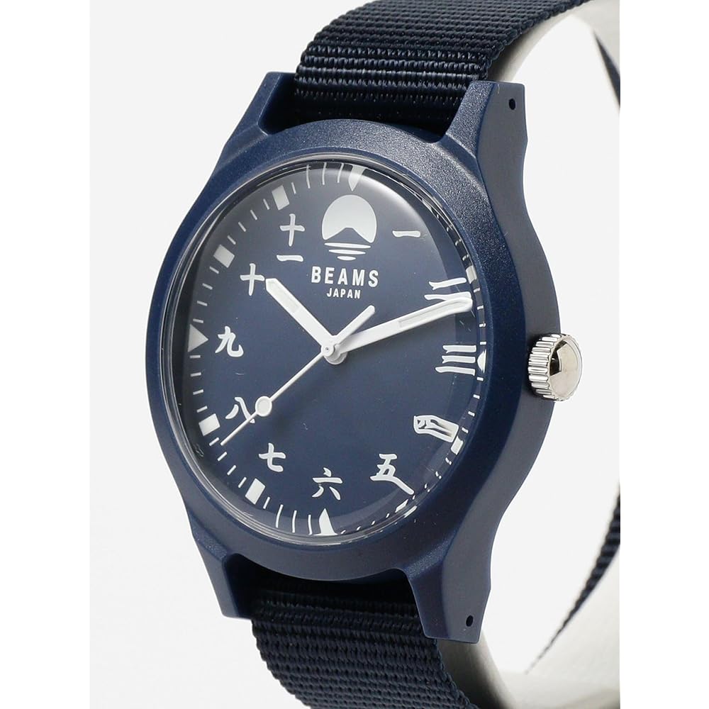 Beams Japan BJ Roman Numeral Watch Navy SP