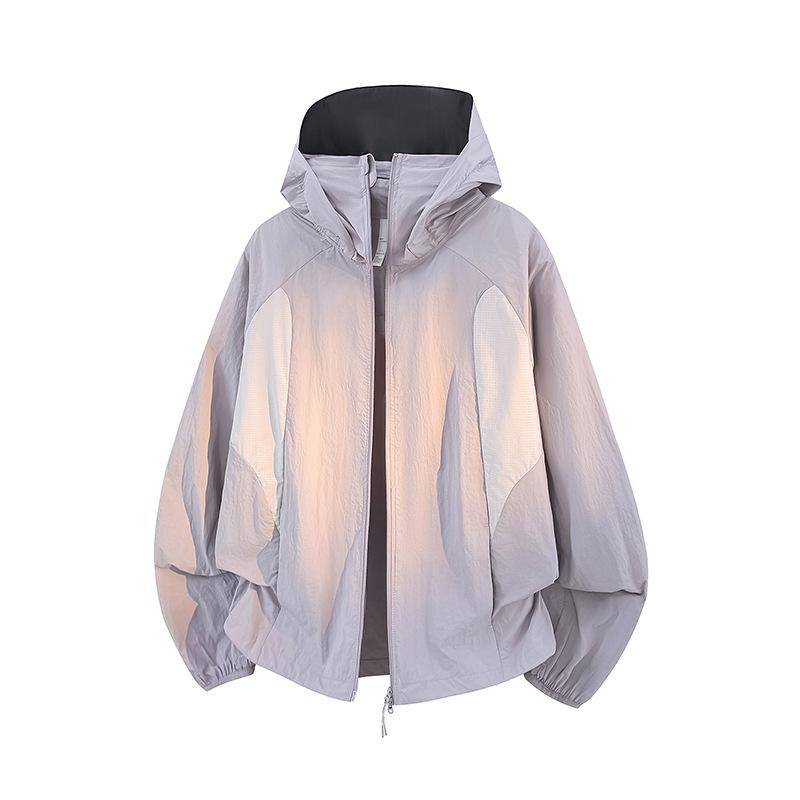 Light and Thin Sunscreen Clothing Women's UV Protection Breathable Jacket Sunscreen Clothing Sunshade Spring and Summer Women's Style Banana Jacket