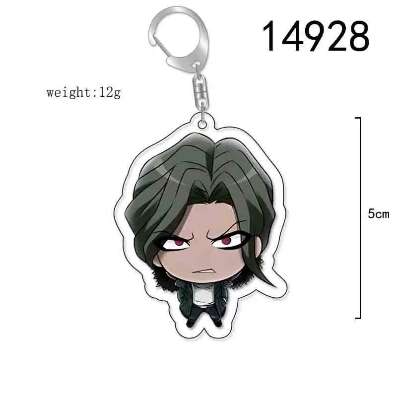Danganronpa Kirigiri Kyouko Naegi Makoto Hinata Hajime Komaeda Nagito Nanami Chiaki Acrylic Keychain
