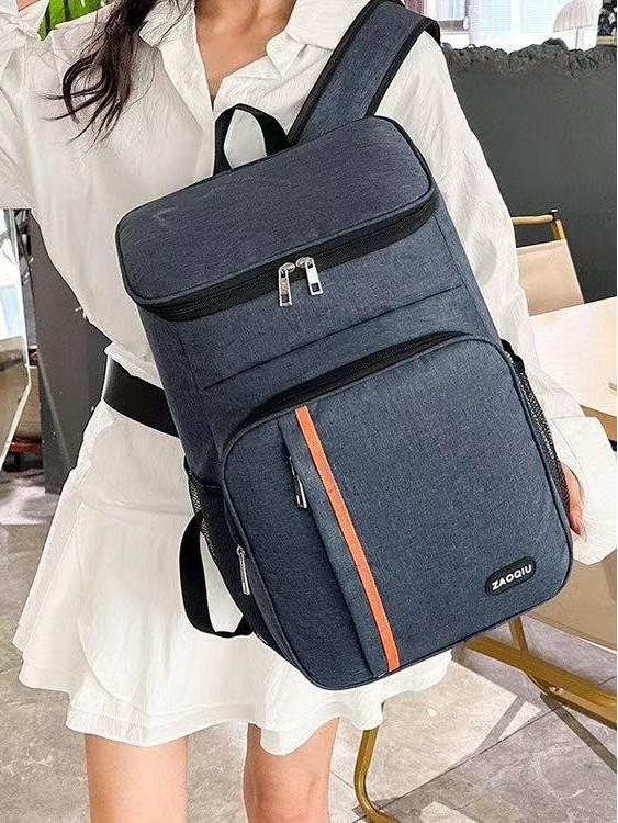 

Leakproof Cross-Border Thickened Insulated Picnic Backpack with Ice Pack 18 inch синій