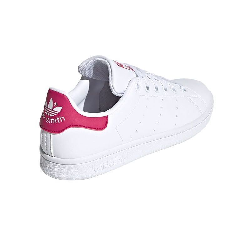 adidas Stan Smith J White Bold Pink Kids Sneakers Cloud-White FX7522