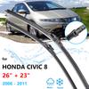 For Honda Civic 8 FK1 2 3 FN1 2 3 4 an 2006~2011 Hatchback Front Window Wiper Blades Windshield Windscreen Car Accessories