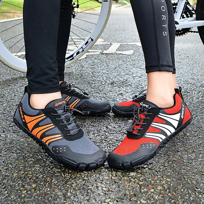 Sommer Minimalistisk Terrengløping Barfotsko Crosstrainere Bred Tåboks Løpesko Pustende Høy Kvalitet Minimalistiske Sneakers