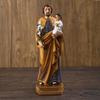 Catholic Ornaments Saint Joseph Hug Jesus Statue Church Desktop Decoration Resin Crafts.