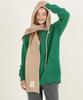 THE-ABON Soft Ribbed Knit Scarf Balaclava Blue