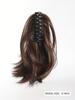 Synthetic Claw Clip Ponytail Extension 8-inch Short Curly Ponytail Hair Piece For Women's Daily Use