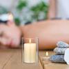 High Quality Clear Glass Shade Cylinder Cover for Pillar Candles Simple Structure Easy Use Warm Ambience Decorative