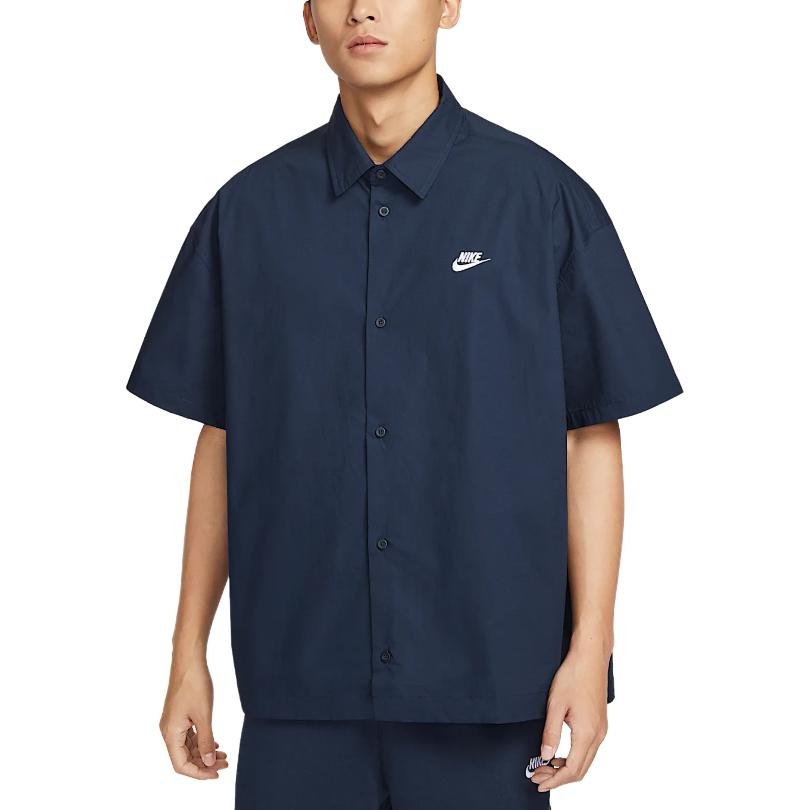 Nike Club Shirt Men's Obsidian Color HJ2027-451