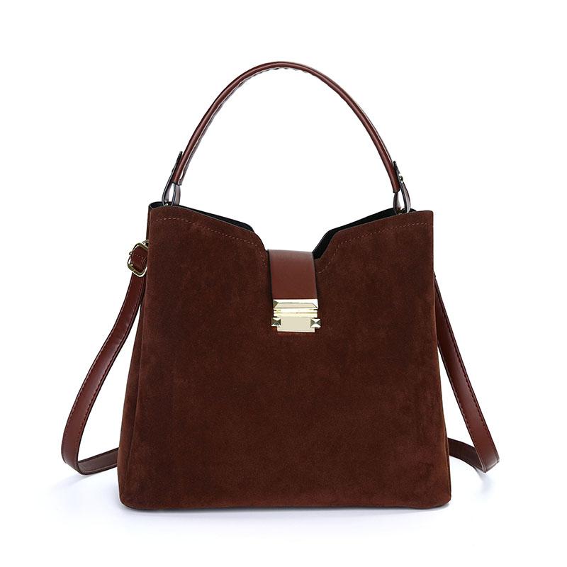 

Однотонная женская сумка-ведро через плечо, универсальная, роскошная, дизайнерская, повседневная, из искусственной кожи, сумка-мессенджер через плечо