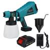 600W 1000ML Electric Cordless Spray Gun Household Paint Sprayer 3 Nozzle Sizes Power Tool