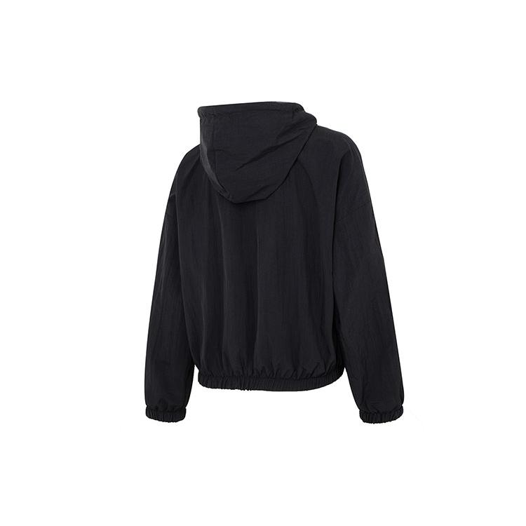 

Новая женская ветровка adidas Essentials 3 Stripes тканая черная HT3399