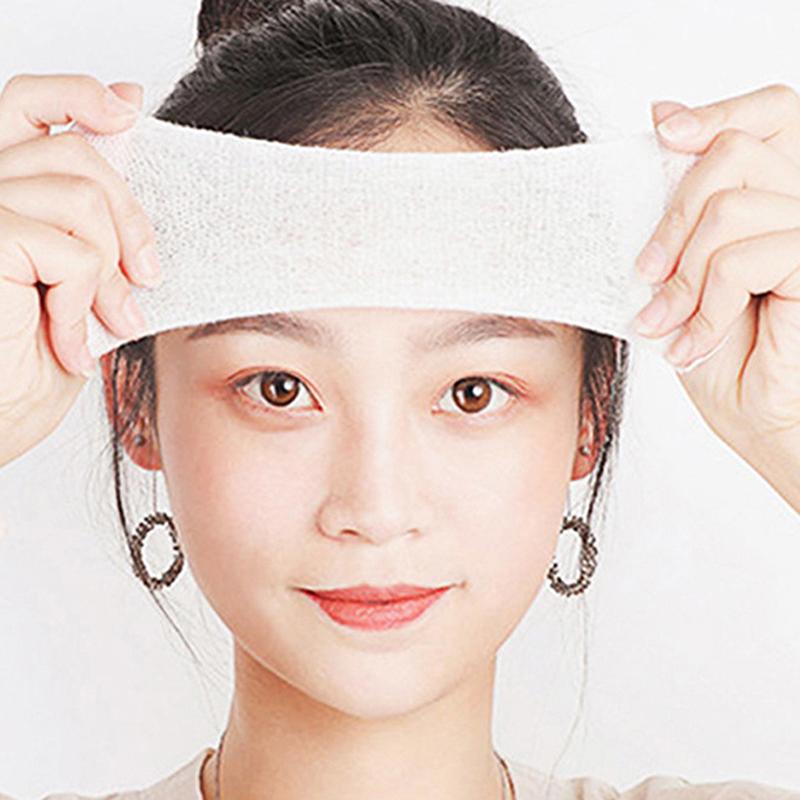 50/240Pcs Mummy Gauze Face Makeup Cotton Pads Stretchable Elasticity Disposable Cosmetic Cotton Mask Wet Compress Wipe Cleaning