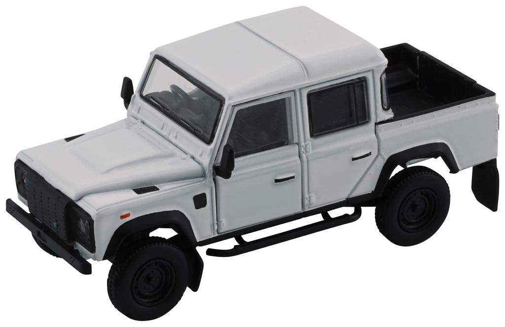 Scherer Designs BM Creations Land Rover Defender 110 Pickup 16 White LHD Scale Model 64B0199 1/64
