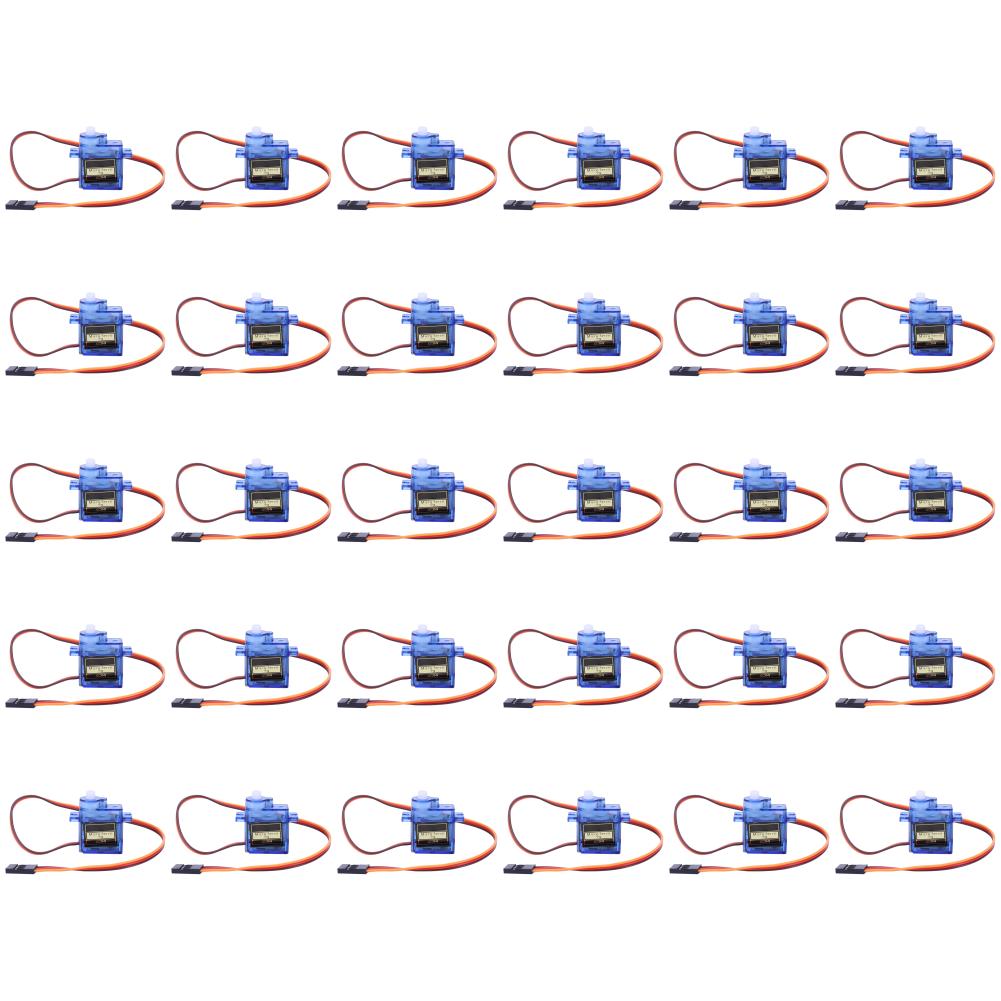 1-50PCS SG90 9G Miniature Servo Motor Fixed-Wing Micro Gear Servo Motor 180/360 Degrees for RC Helicopter Aircraft Airplane