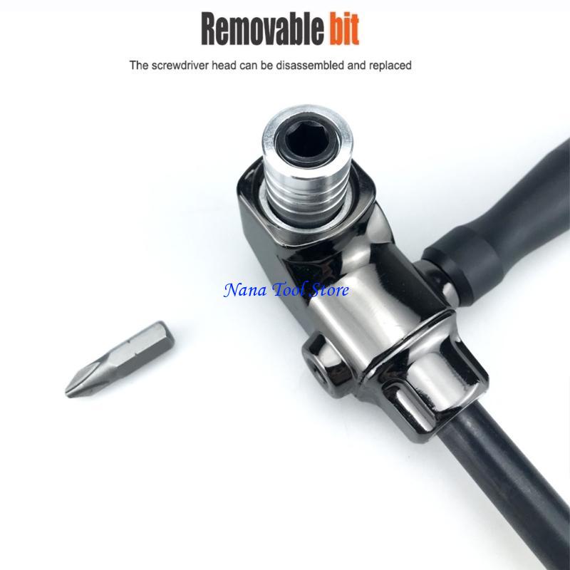 31GJ Attachment Electric Screwdriver Repair 90 Degree Corner Device Screwdriver Socket Adapter Drill Bit Corner