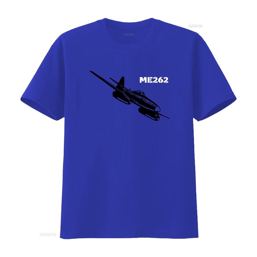 WW2 Luftwaffe ME 262 Airplane Model Mens Khaki T Shirt 1042 Vintage Washed Top For Everyday Wear Casual Homme Comfortable