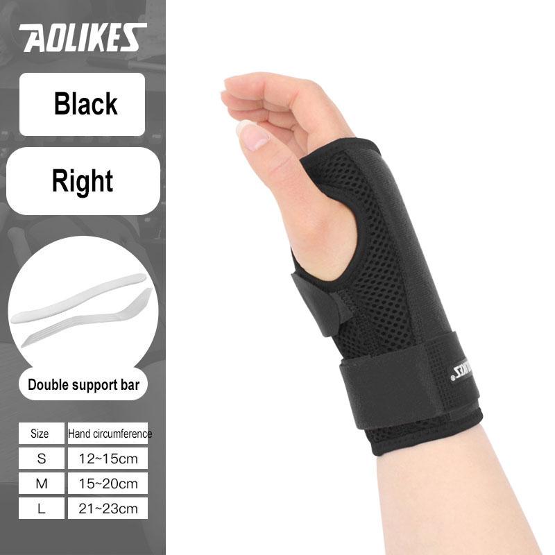 Aolikes Wrist Brace with Splint Support for Carpal Tunnel Arthritis Sprain Recovery Pain Relief