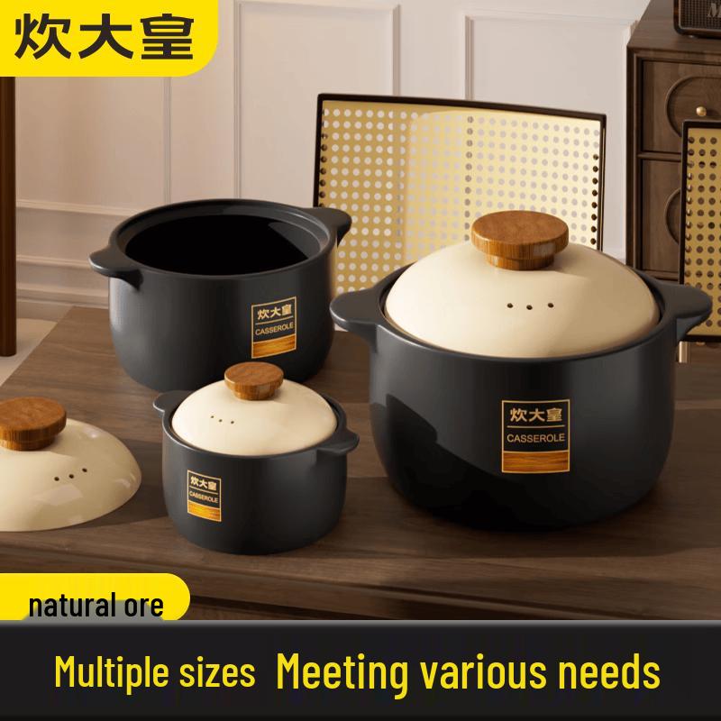 COOKER KING Nordic Style 5L Dry-Burn Resistant Ceramic Stew Pot