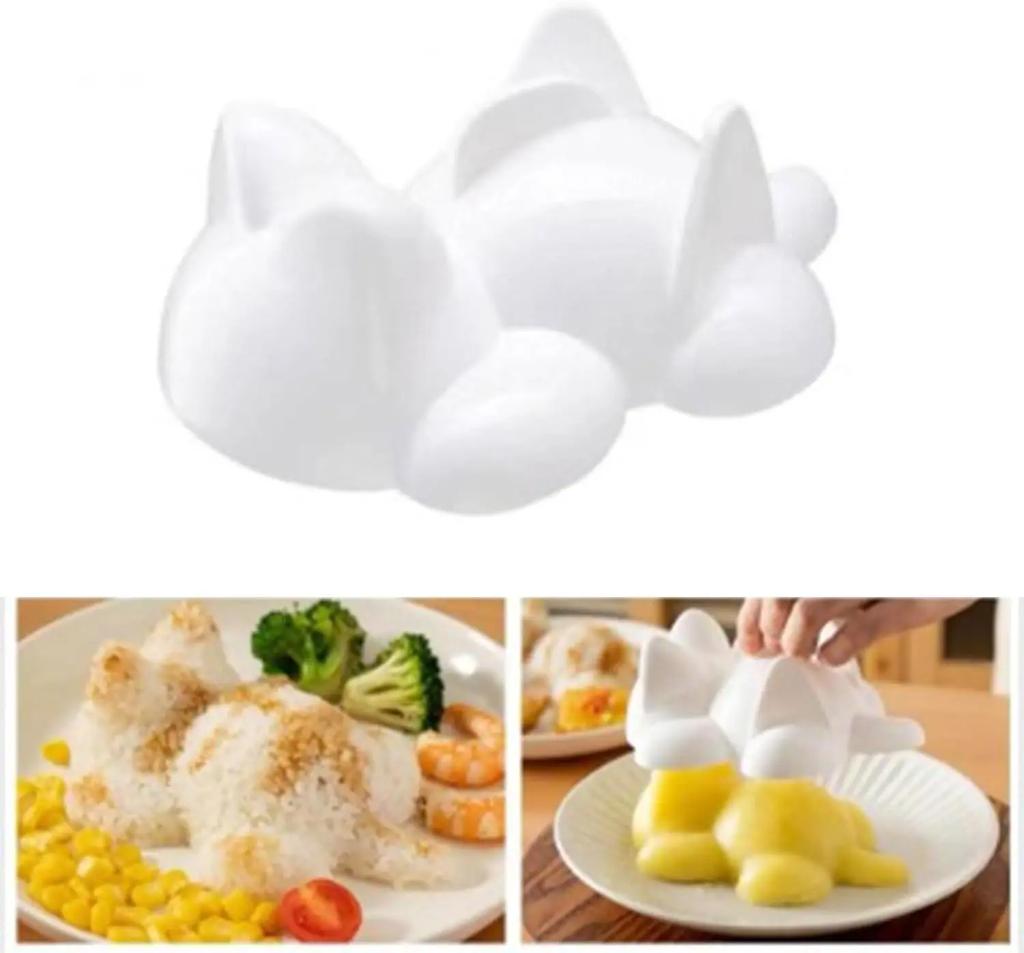 Sushi Molds Easy To Use Cats Shape Rice Molds Animal Sushi Molds Cats Shape Sushi Moulds Handmade Animal Rice Molds Kitchen Tool