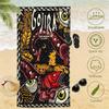 1pc Blaspheme Fallen Angel Of Doom Horned Demon Beach Towel Microfiber Quick Dry Bath Towel For Pool Beach Travel Extreme Metal