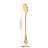 4Pcs Stainless Steel Long-Handled Ice Teaspoon Coffee Spoon Ice Cream Stirring Spoon Kitchen Accessories Tableware Set
