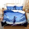 Anime Weathering with You Bedding Set Bedroom Soft Modern Bedspreads Comefortable Kids Duvet Cover Quilt Cover And Pillowcase