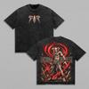Bleach Ichigo Kurosaki Anime Unisex Washed T-Shirt Oversized Men Women Streetwear High Quality Pure Cotton Short Sleeved Female Male Clothing