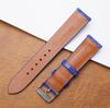 18mm Blue Stingray Leather Watch Galusha Replacement Watch Handmade Watch Strap with Wrist Blue [vinacreations] Strap, Strap, Band, Men's Buckle,