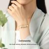Xingcheng S925 Hetian Jade Bamboo Double Bracelet - Chinese Niche Style Jewelry
