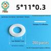 Thickened Nylon Plastic Flat Washer: Hard Plastic Gasket M2-M16