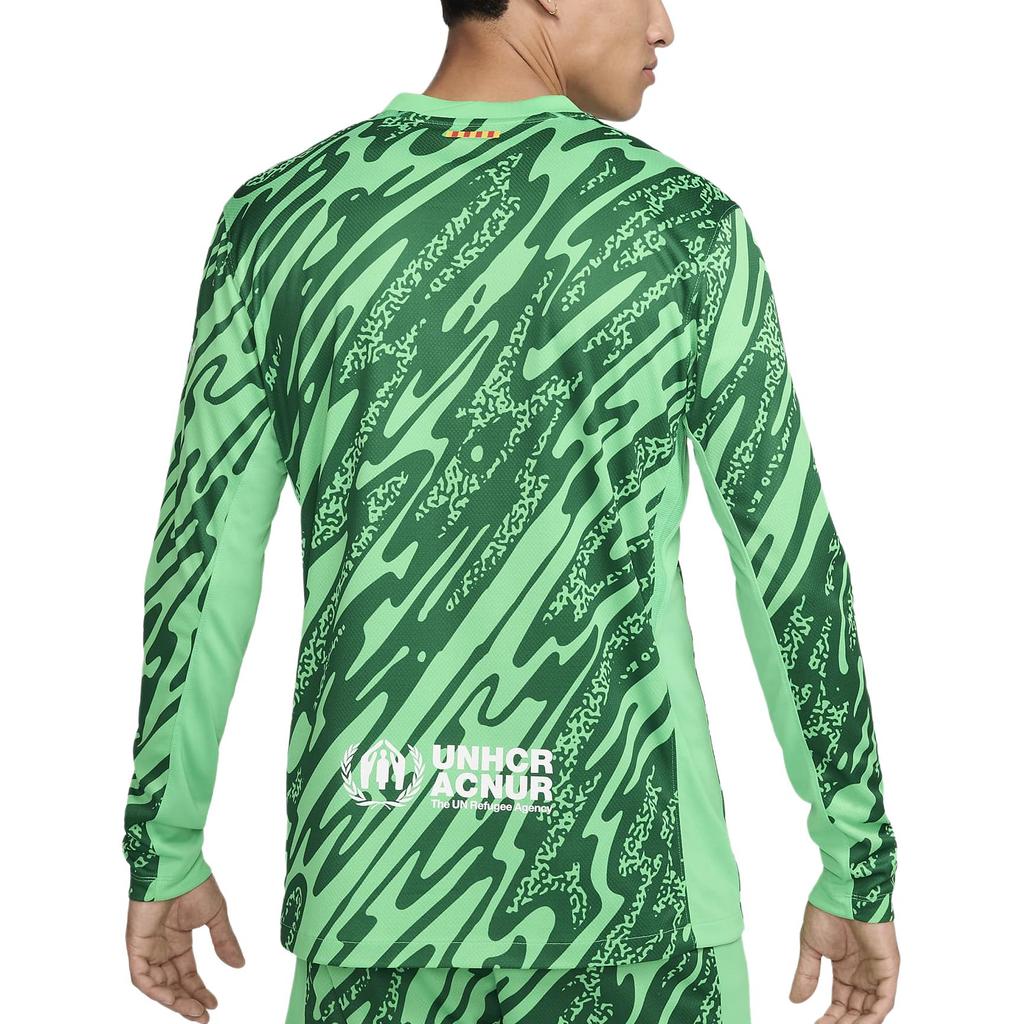 Nike Fc Barcelona 2024/25 Stadium Goalkeeper Men's Nike Soccer Replica Long-Sleeve Jersey FN8809-329