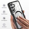 Magnetic Adsorption Transparent Case for Samsung S26/S25FE/S22/S24/S23 Ultra/A17/A16A - Full Coverage