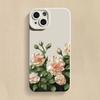 Rose Flower Phone Case For iPhone 16 Pro Max Case For iPhone 11 13 12 15 14 Pro Max 7 8 Plus XS X Soft Silicone Shockproof Cover